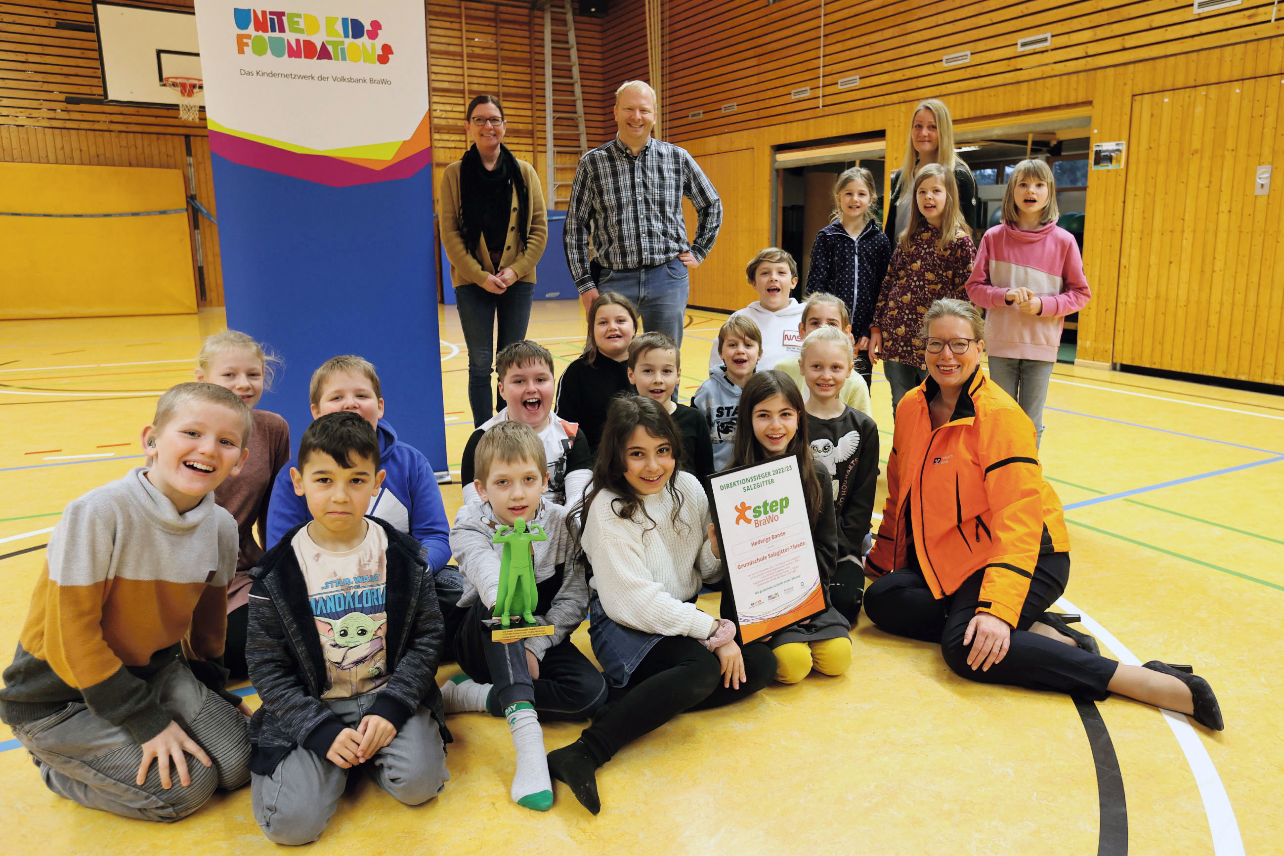 Grundschule SZ-Thiede siegt beim step BraWo-Schrittewettbewerb