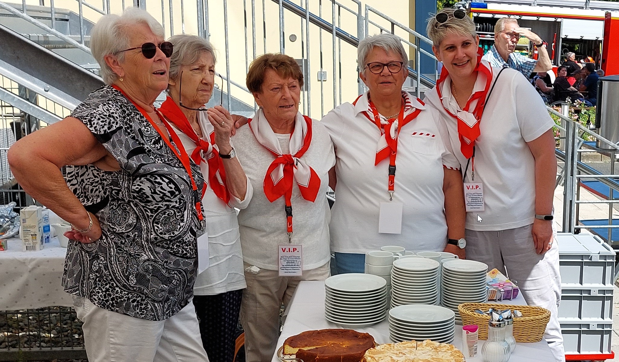 AWO Ortsverein SZ-Thiede beim Sommerfest des AWO Wohn- und Pflegeheim SZ-Thiede im Einsatz